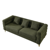 81Inch Oversized 3 Seater Sectional Sofa, Living Room Comfort Fabric Sectional Sofa - Deep Seating Sectional Sofa