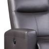 Blane Brown Top Grain Leather Match Power Motion Recliner