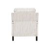 Traditional Living Room Furniture Push Back Reclining Chair 1pc Textured Fabric Upholstery Nailhead Trim Solid Wood Frame
