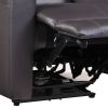 Blane Brown Top Grain Leather Match Power Motion Recliner