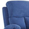 Rosia Blue Linen Motion Recliner