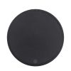 20" x 20" Circle Wall Mirror with Wooden Frame and Black Finish, Wall Mirror for Living Room, Dining Room, Foyer, Bathroom, Office