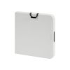 Techni Home 4 FT Granite White Adjustable Height Folding Table with Easy-Carry Handle