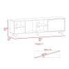 Harwich 5-Shelf TV Stand Light Oak