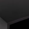 Set of 2 Wall-mounted Wooden Nightstand, Black