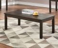 Espresso Color 3pc Coffee Tables Set Classic 1x Coffee Table and 2x End Tables Living Room Furniture