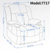 Dual Motor Infinite Position Up to 350 LBS Leatheraire Power Lift Recliner Chair