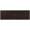 TREXM Retro Design Console Table with Two Open Shelves, Pine Solid Wood Frame and Legs for Living Room (Espresso+Beige)
