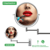 8-inch Wall Mounted Makeup Vanity Mirror, 1X / 7X Magnification Mirror, 360¬∞ Swivel with Extension Arm (Chrome Finish)