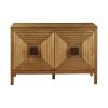 2-Door Accent Cabinet with Adjustable Shelves