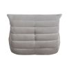 Luxury Accent Chair Button-Tufted Detail Gray Microfiber Comfy Chair Living Room Furniture 1pc