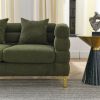 81Inch Oversized 3 Seater Sectional Sofa, Living Room Comfort Fabric Sectional Sofa - Deep Seating Sectional Sofa
