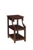 Wasaki Espresso Finish Accent Table W/USB
