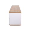Modern TV stand for TVs up to 80'' , Media Console with Multi-Functional Storage, Entertainment Center with Door Rebound Device