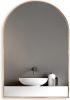 Gold 24x36 INCH Metal Arch Barhroom mirror