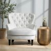 Modern Accent Chair Upholstered Foam Filled Living Room Chairs Comfy Reading Chair Mid Century Modern Chair , Armchair for Living Room Bedroom