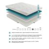 10-inch Full Size Bed Mattress Gel-Infused Memory Foam Mattress, Firm, White, Mattress in a Box
