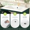 24'' Bathroom Vanity with Top Sink, Modern Bathroom Storage Cabinet with 2 Doors, Single Sink Bathroom Vanity