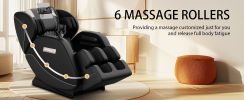 2024Massage Chair Recliner with Zero Gravity with Full Body Air Pressure