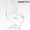 Dual Motor Infinite Position Up to 350 LBS Leatheraire Power Lift Recliner Chair