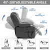 Dual Motor Infinite Position Up to 350 LBS Leatheraire Power Lift Recliner Chair