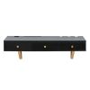 47" Floating Shelf with Drawer, Multi-Purpose Wall-Mounted Vanity Table, Mounted Desk, Floating Table for Bedroom, Bathroom, Hairdressers
