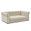 Elegant Rectangle Pet Bed for Medium and Large Dogs, Durable Elevated Dog Sofa Bed, Comfortable Dog Couch, Modern and Stylish Dog Sofa for Large Dogs