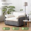 [Video]50*43" Oversized Chenille Single Sofa Chair,Wide and Deep Seat Accent Chair,Modern Upholstered Comfy Armchair