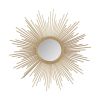 Sunburst Wall Decor Mirror 14.5"D