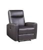 Blane Brown Top Grain Leather Match Power Motion Recliner