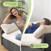 [Video]50*43" Oversized Chenille Single Sofa Chair,Wide and Deep Seat Accent Chair,Modern Upholstered Comfy Armchair