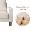 Modern Living Room Furniture Sofa in Beige Fabric