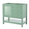 36'' Bathroom Vanity without Sink, Free Standing Vanity Set with 2 Drawers& Soft Closing Doors, Bathroom Storage Cabinet with Solid Wood Feet