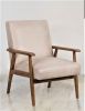 25.38'' Wide Classic Mid-Century Modern Arm Chair, Light Camel