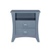 Colt Gray Finish Accent Table