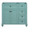 36'' Bathroom Vanity without Top Sink, Free Standing Vanity Set with 2 Drawers& Soft Closing Doors