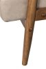 25.38'' Wide Classic Mid-Century Modern Arm Chair, Light Camel