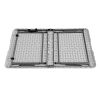 Techni Home 4 FT Granite White Adjustable Height Folding Table with Easy-Carry Handle