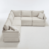 [NEW ARRIVED] [VIDEO PROVIDED] Modular Sectional Sofa Set,Convertible L Shaped Couch ,5 Seat,Reversible Sectional Sofa Couch,Upholstered,Corner Sofa