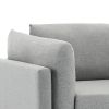 Modern Oversized Armchair with Ottoman, Single Sofa with Lumbar Support, Accent Chair, Reading Chair for Bedroom, Living Room, Light Grey