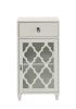 Ceara White Finish Accent Table