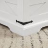 Farmhouse Coffee Table, Square Wood Center Table with Large Hidden Storage Compartment for Living Room