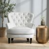 Modern Accent Chair Upholstered Foam Filled Living Room Chairs Comfy Reading Chair Mid Century Modern Chair , Armchair for Living Room Bedroom