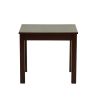 Walnut / Brown Color Elegant 3pc Coffee Table Set 1x Coffee Table and 2x End Tables Living Room Furniture