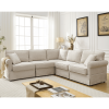 [NEW ARRIVED] [VIDEO PROVIDED] Modular Sectional Sofa Set,Convertible L Shaped Couch ,5 Seat,Reversible Sectional Sofa Couch,Upholstered,Corner Sofa