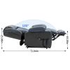 Dual Motor Infinite Position Up to 350 LBS Leatheraire Power Lift Recliner Chair