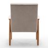 25.38'' Wide Classic Mid-Century Modern Arm Chair, Light Camel