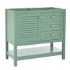 36'' Bathroom Vanity without Sink, Free Standing Vanity Set with 2 Drawers& Soft Closing Doors, Bathroom Storage Cabinet with Solid Wood Feet