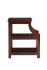 Wasaki Espresso Finish Accent Table W/USB