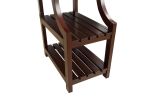 Wasaki Espresso Finish Accent Table W/USB